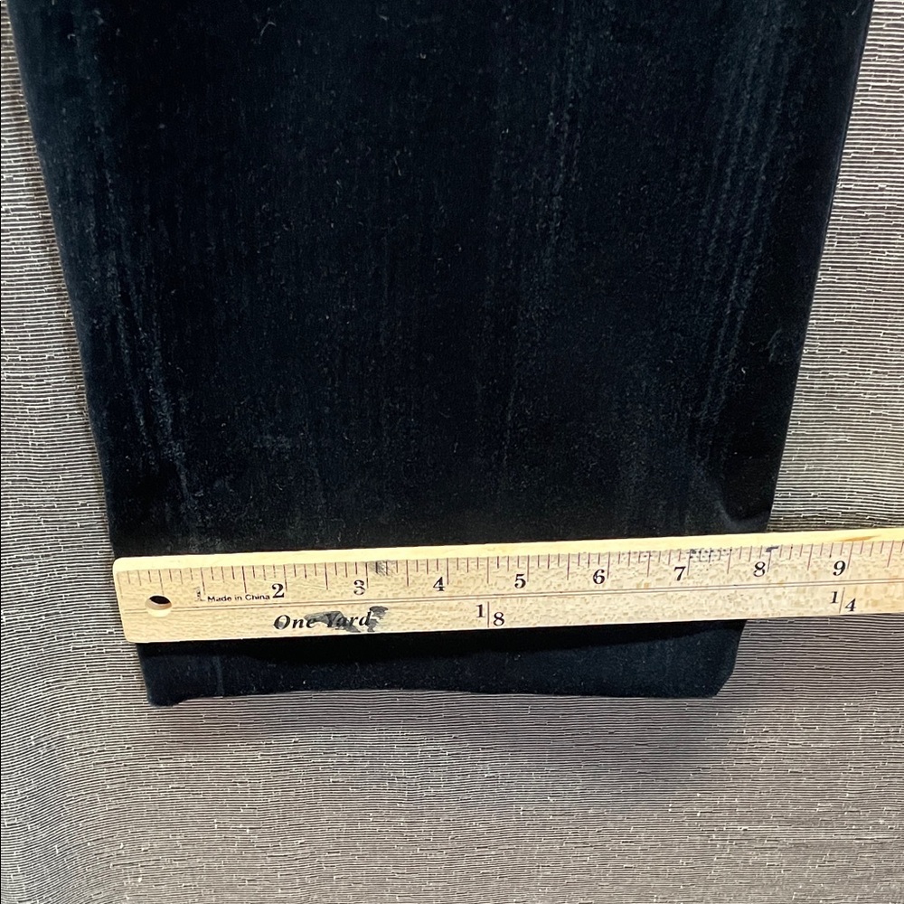 J. Crew collection Elegant velvet Black Straight Leg Pants - Picture 7 of 10